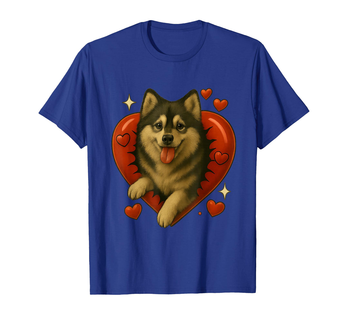 Pomsky Valentines Dog Lover Pomeranian-Husky Owner T-Shirt