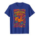 Thanksgiving Day Turkey Trot Cute Retro Psychedelic Style T-Shirt