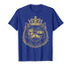 This is an Outrage Funny Princess Cat Donut Gold Womens Mens T-Shirt