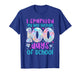 I Sparkled My Way Through 100 Days of School Funny Print T-Shirt