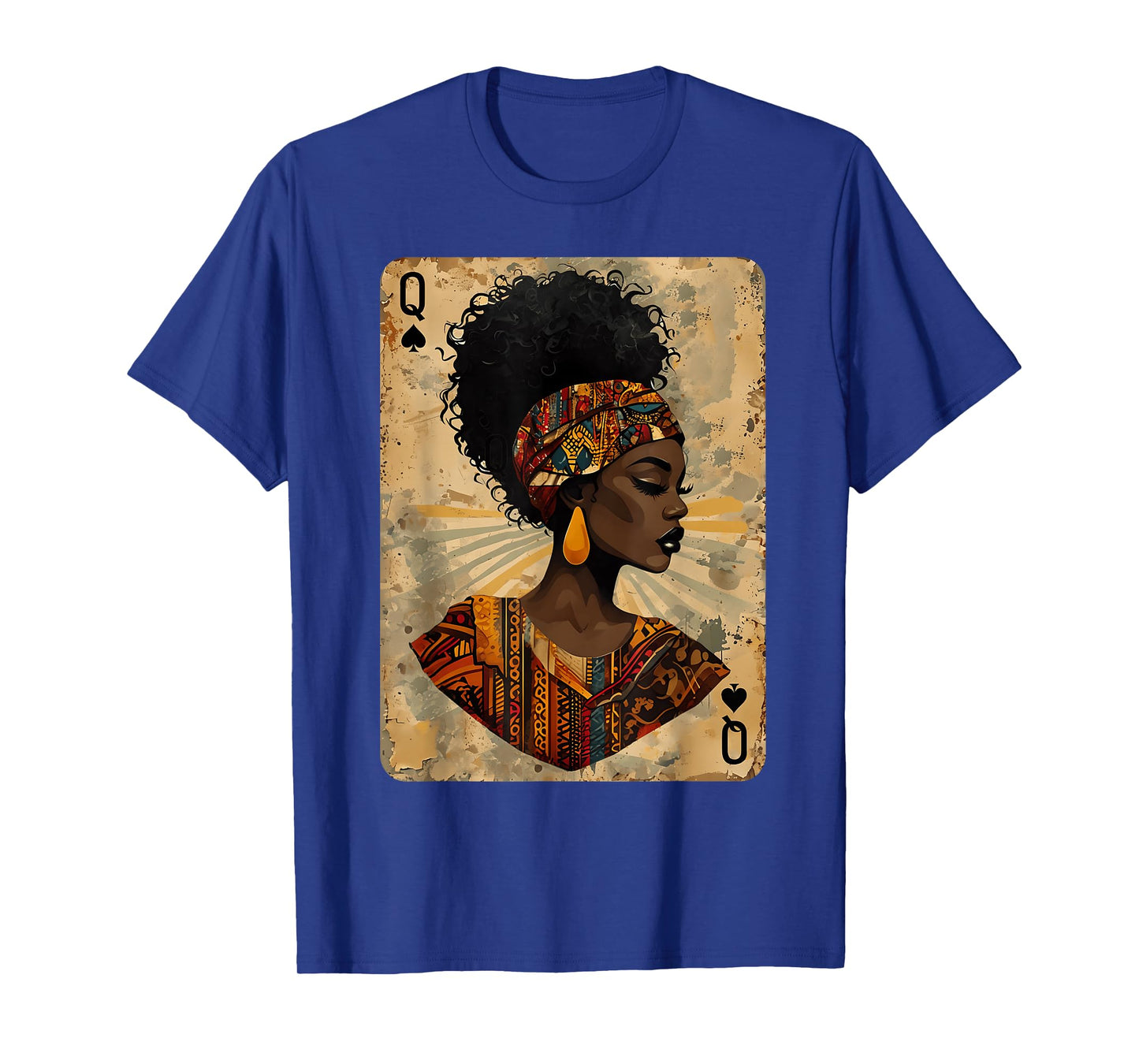 Black History Black Queen Spade Afro Dope Melanin Woman T-Shirt
