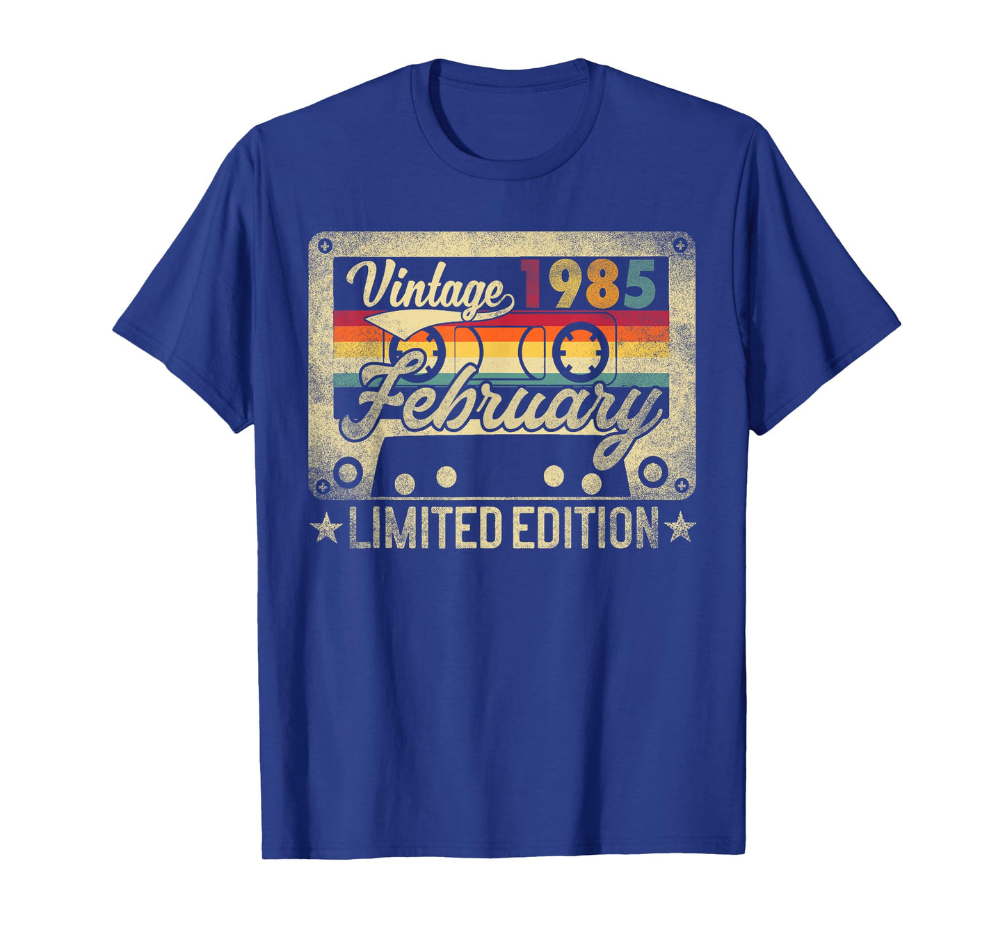 Vintage 1985 February 41 Years Old 41st Birthday Men Women T-Shirt