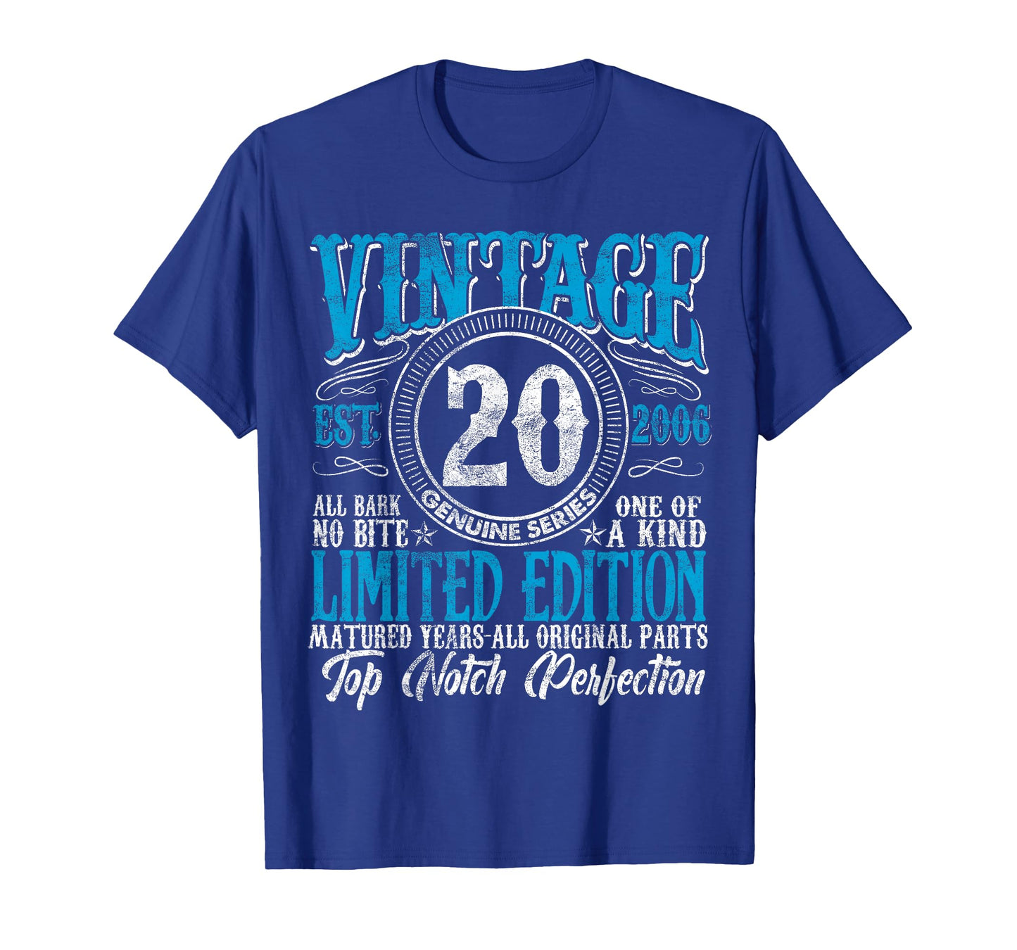 20 Year Old Gifts Vintage 2006 Limited Edition 20th Birthday T-Shirt