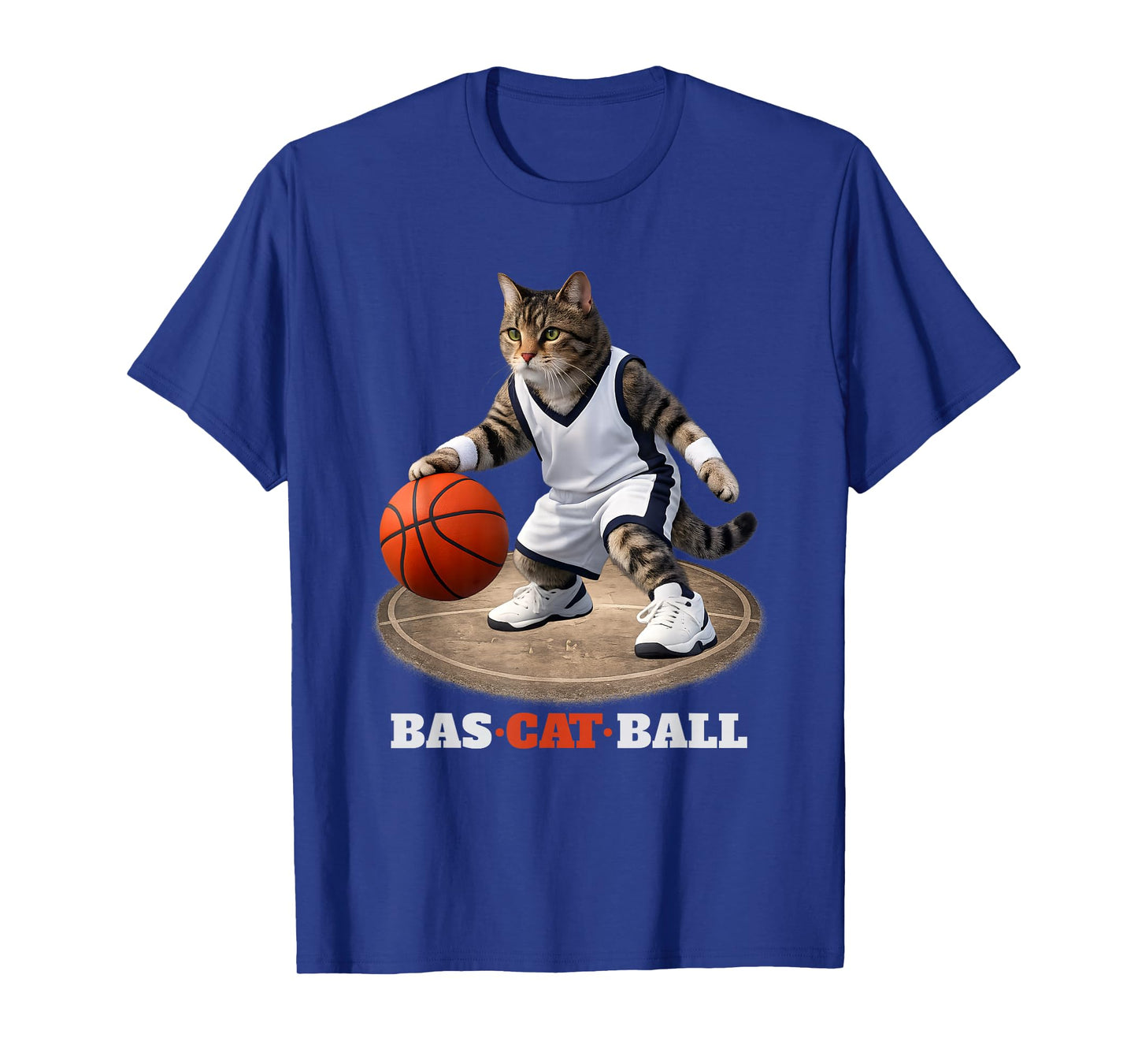 Cats Funny cat Kitten Playing Basketball Sports Hilarious T-Shirt