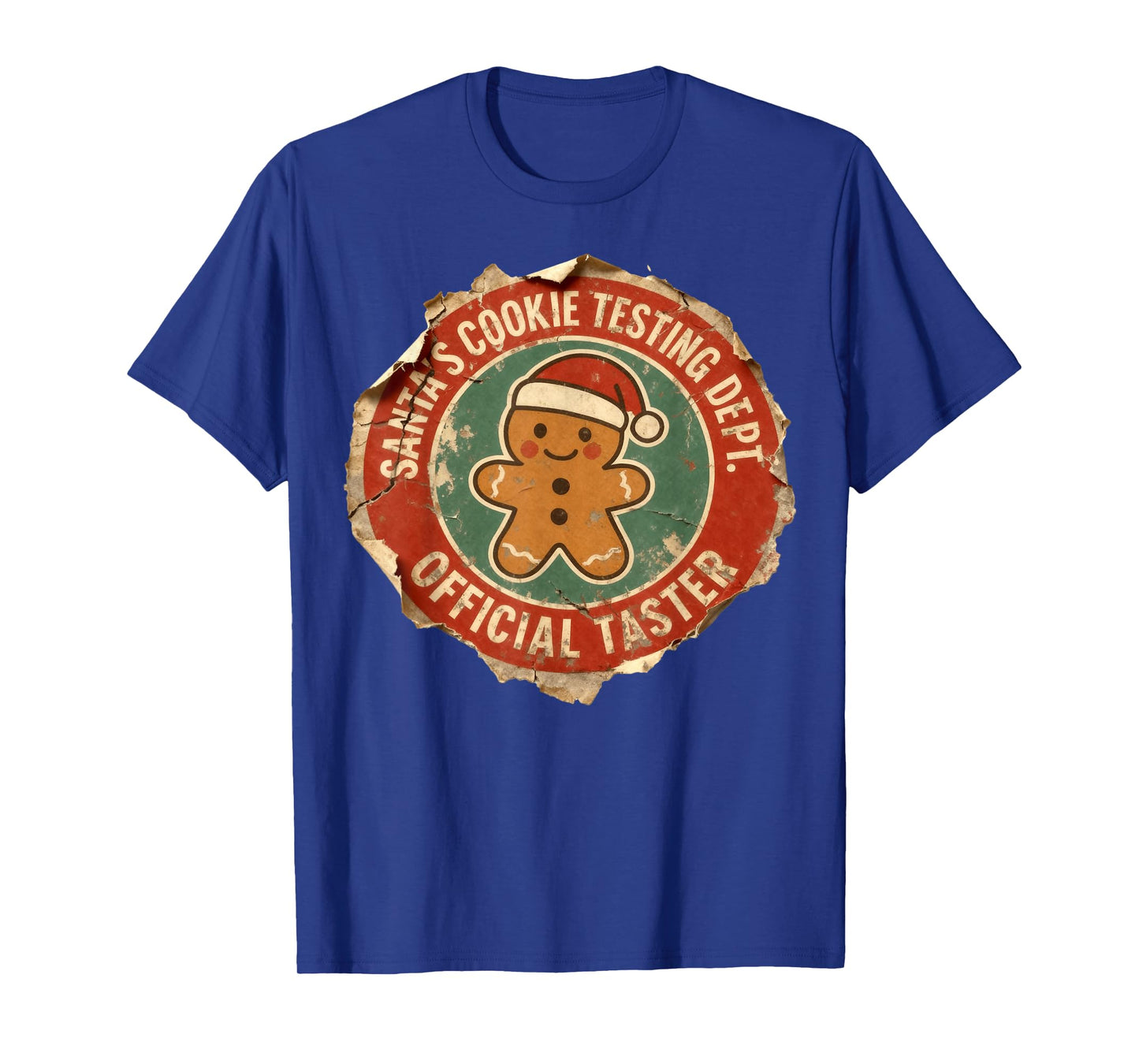 Santa Cookie Testing Department Official Taster Christmas T-Shirt