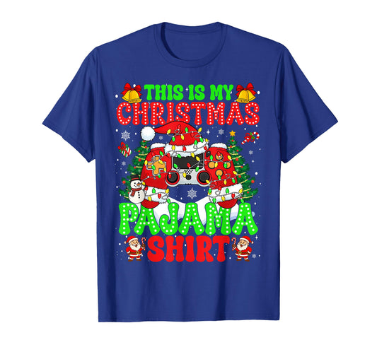 This is My Christmas Pajama Video Game Gamer Men Boy Kid T-Shirt
