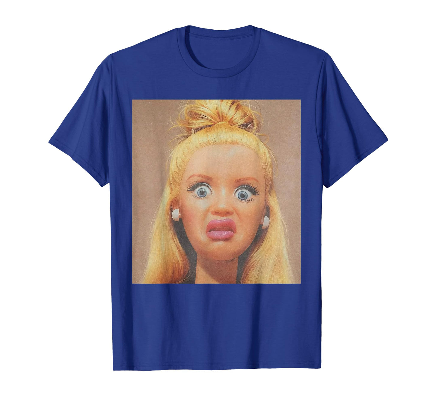 Funny Disgusting Doll face Meme Hilarious Sarcastic T-Shirt