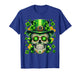San Patties Irish Sugar Skull Shamrock St Patricks Day Men T-Shirt