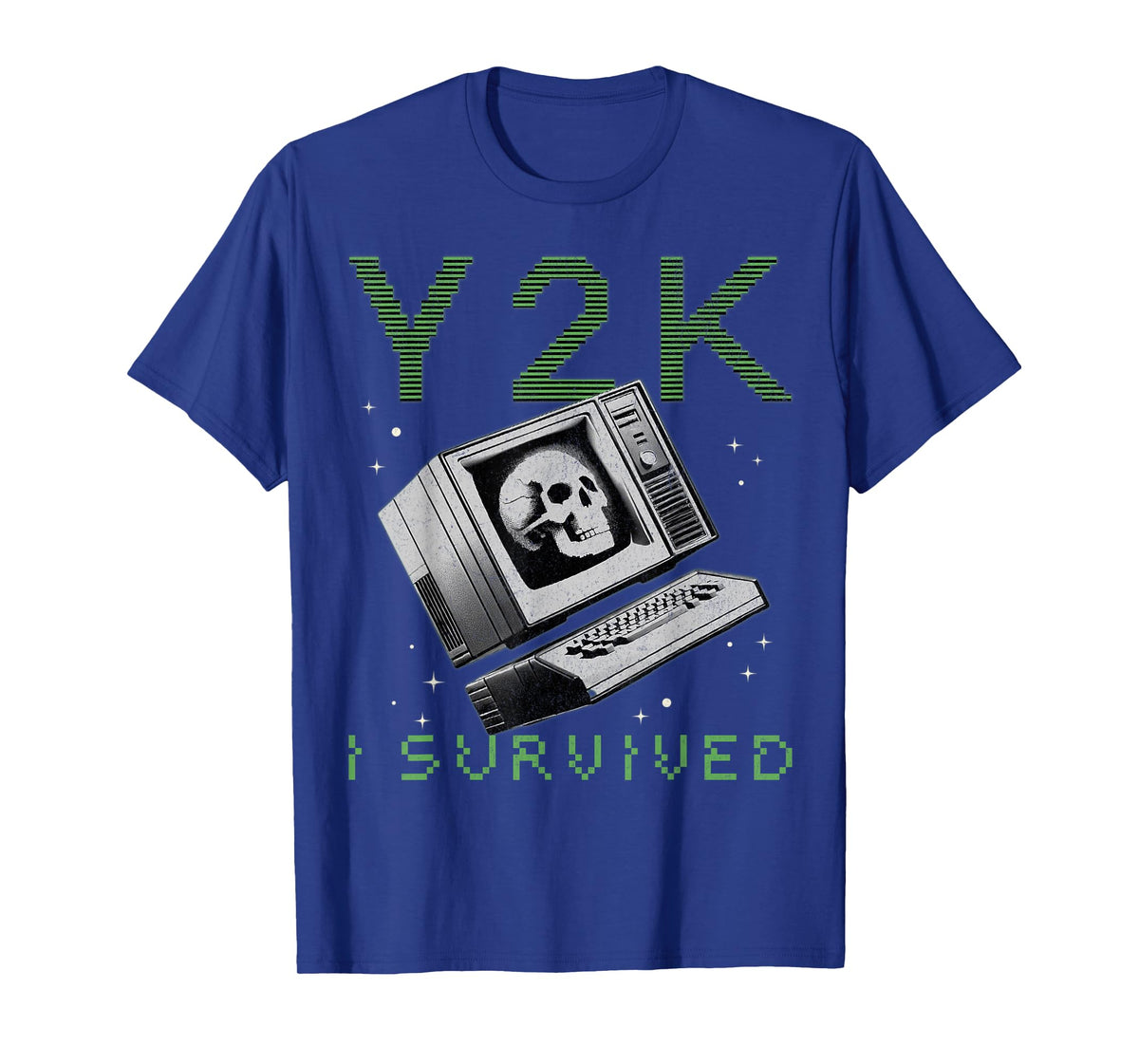 I Survived Y2K Millennium Bug Funny Retro Vintage T-Shirt