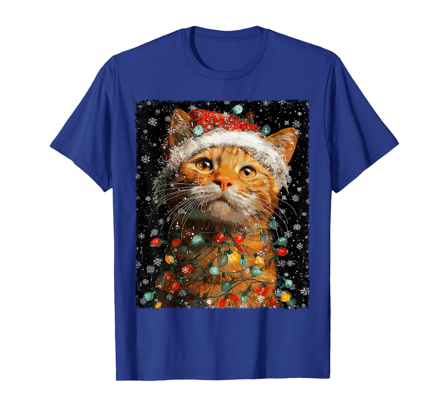 Christmas Ginger Cat T-Shirt