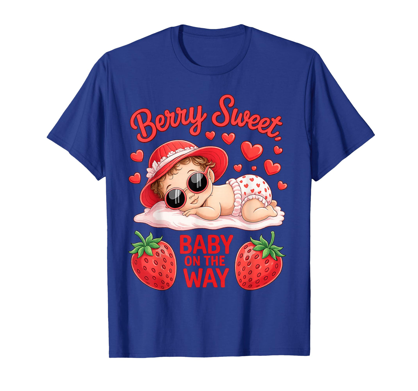 Berry Sweet Baby On The Way Baby Shower Girl Boy T-Shirt