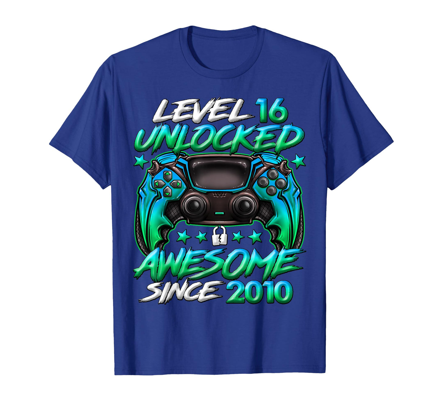 Level 16 Unlocked 16 Year Old Gifts Boys 16th Birthday Boy T-Shirt