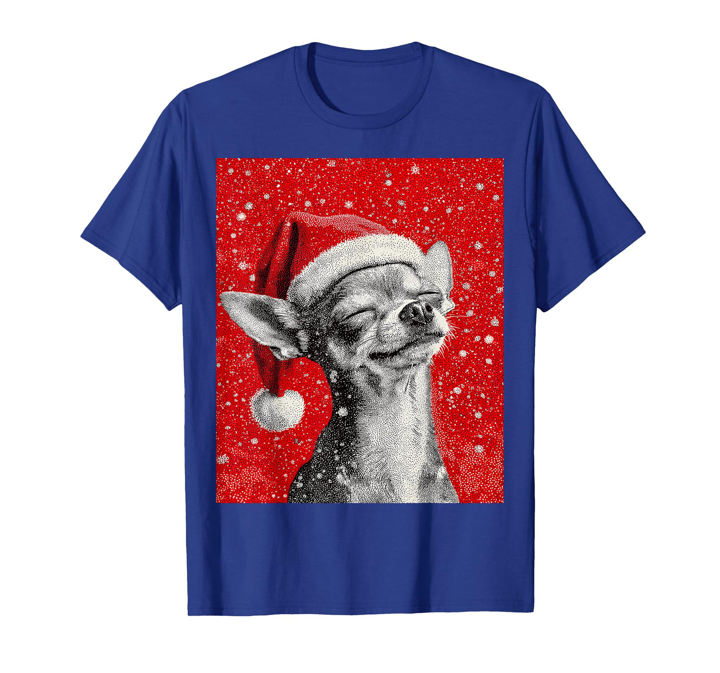 Christmas Chihuahua Red T-Shirt
