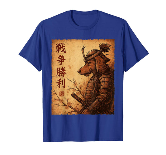 Funny Dachshund Samurai Dog Vintage Doxie T-Shirt