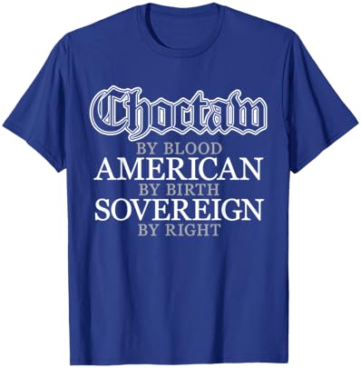 Choctaw Native American Indian T-Shirt - T-Shirt | Royal