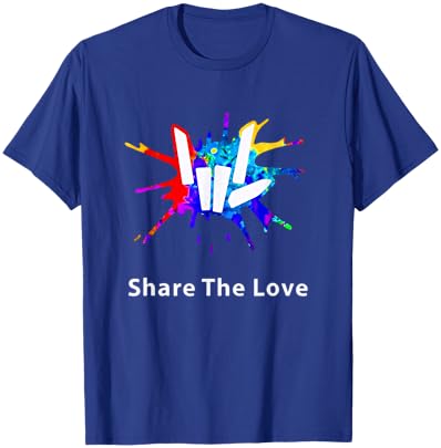 Share The Love for Kids Birthday Gifts T-Shirt - T-Shirt | Royal
