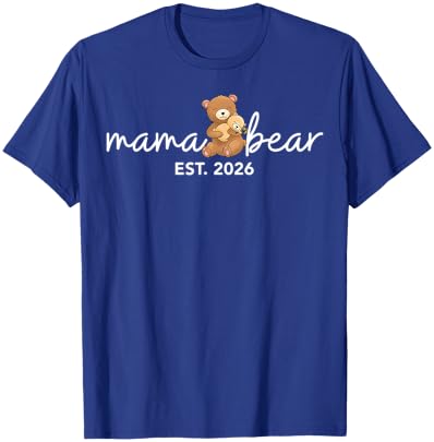 Mother's Day New Mom Baby Announcement T-Shirt - T-Shirt | Royal