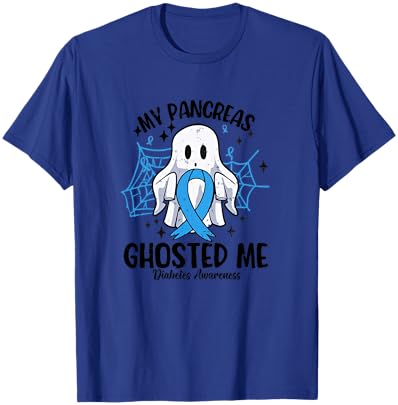 My Pancreas Ghosted Me Type 1 Diabetes Awareness T1D Warrior T-Shirt - T-Shirt | Royal