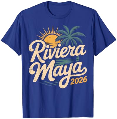 Riviera Maya 2026 Mexico Souvenirs Family Vacation T-Shirt - T-Shirt | Royal