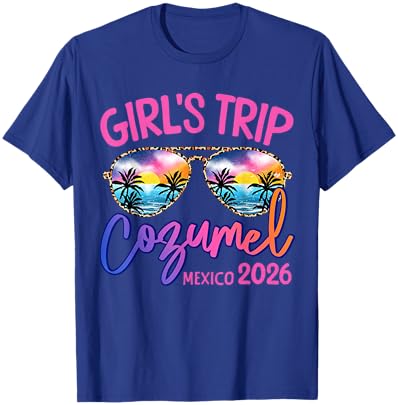 Girls Trip Cozumel Mexico 2026 Weekend Vacation Beach Group T-Shirt - T-Shirt | Royal