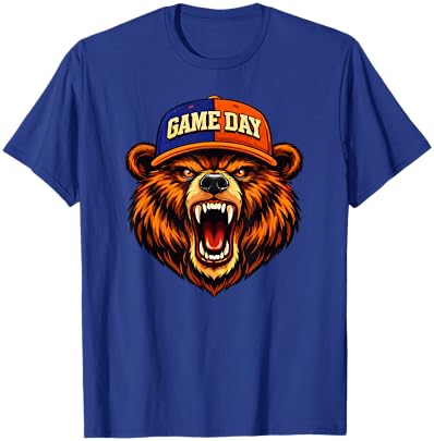 Game Day Bear T-Shirt - T-Shirt | Royal