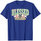 Blessed Christian Shamrock Jeremiah 17:7 Faith St. Patrick's T-Shirt - T-Shirt | Royal