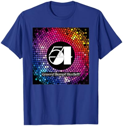 Studio 54_Disco_Groovy_015_Back Printed T-Shirt - T-Shirt | Royal