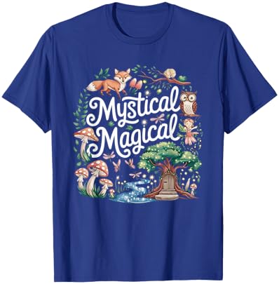 Mystical Magical Retro Aesthetic Space Gift Men Women T-Shirt - T-Shirt | Royal