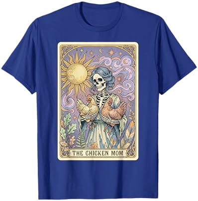 The Chicken Mom Tarot Card T-Shirt - T-Shirt | Royal