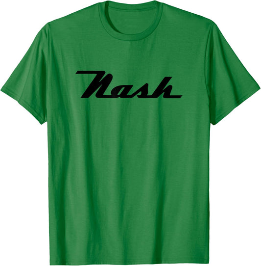 Nash Motor Company Vintage American Car Logo T-Shirt - T-Shirt | Irish Green