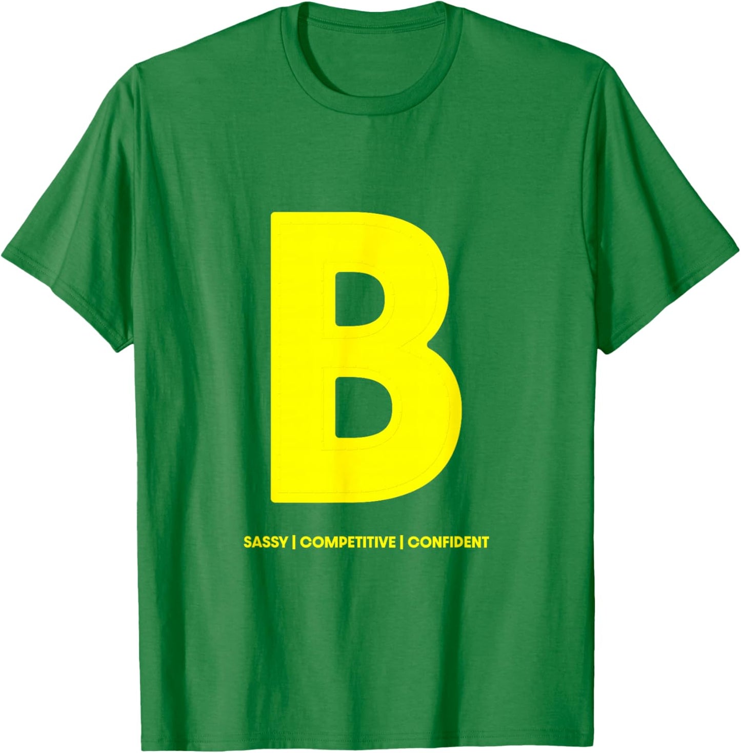 Chipmunks B for Brittany Letter Print Halloween Costume T-Shirt - T-Shirt | Irish Green