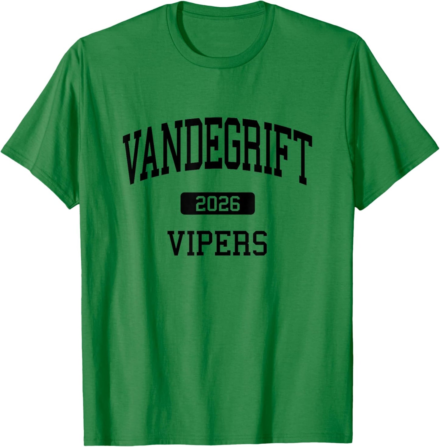 Vandegrift High School Class of 2026 Austin TX T-Shirt - T-Shirt | Irish Green