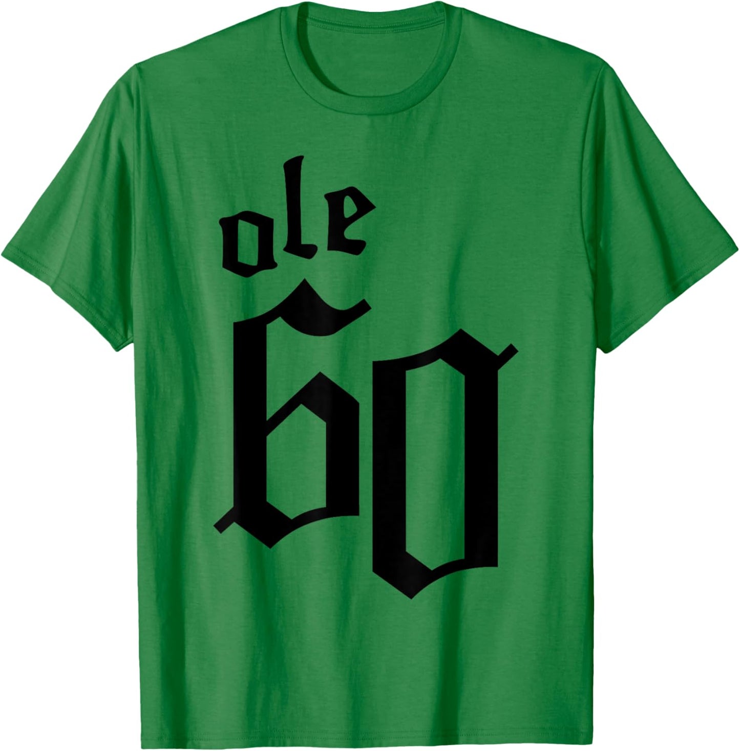 Ole 60 Old English Logo T-Shirt - T-Shirt | Irish Green