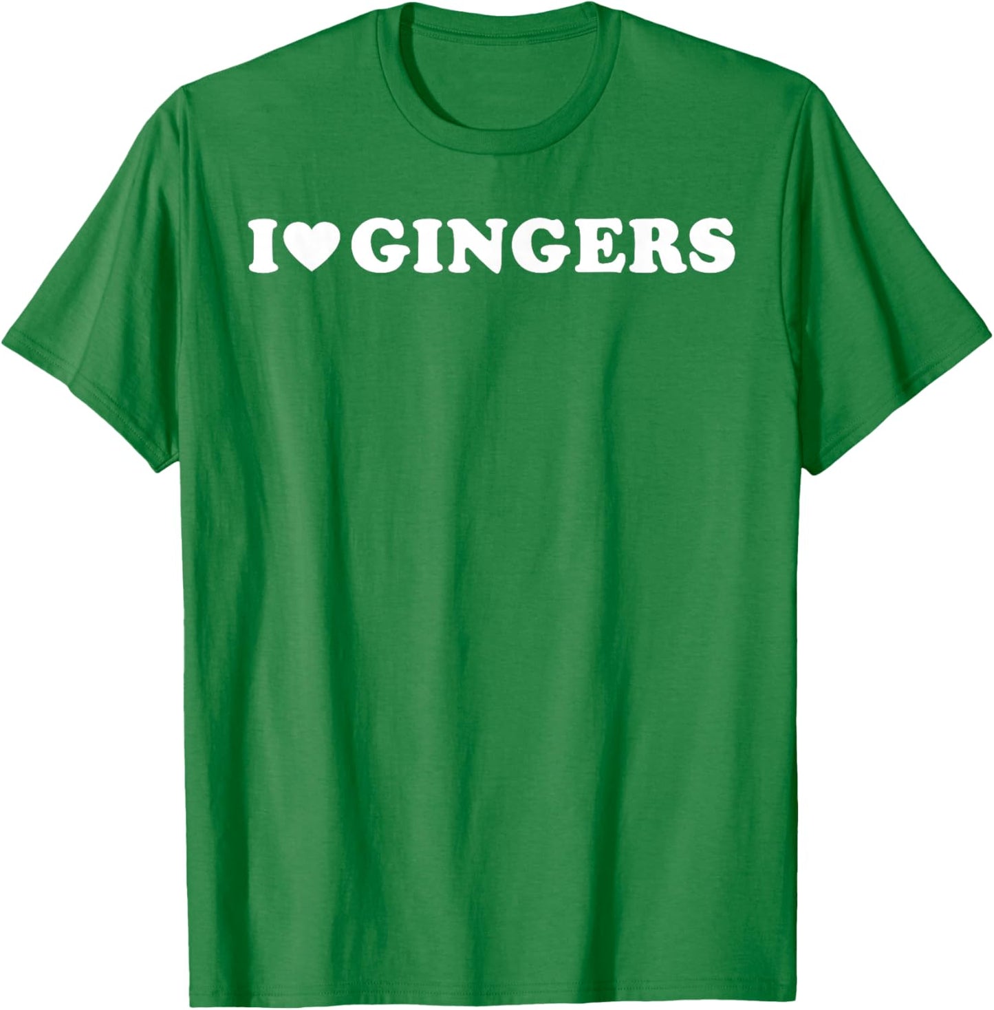 I Love Gingers Funny St Patrick's Day Dibs on The Ginger T-Shirt - T-Shirt | Irish Green