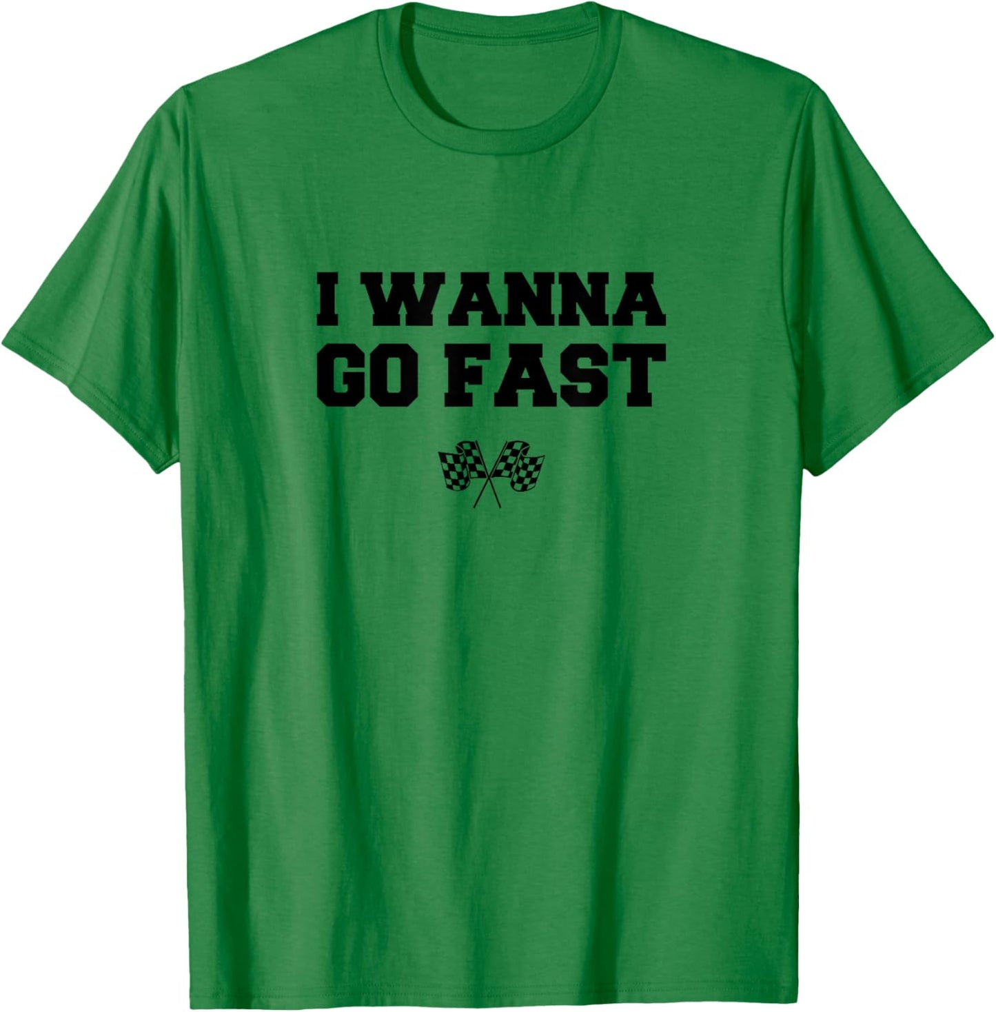 Ricky Racing - I Wanna Go Fast T-Shirt - T-Shirt | Irish Green