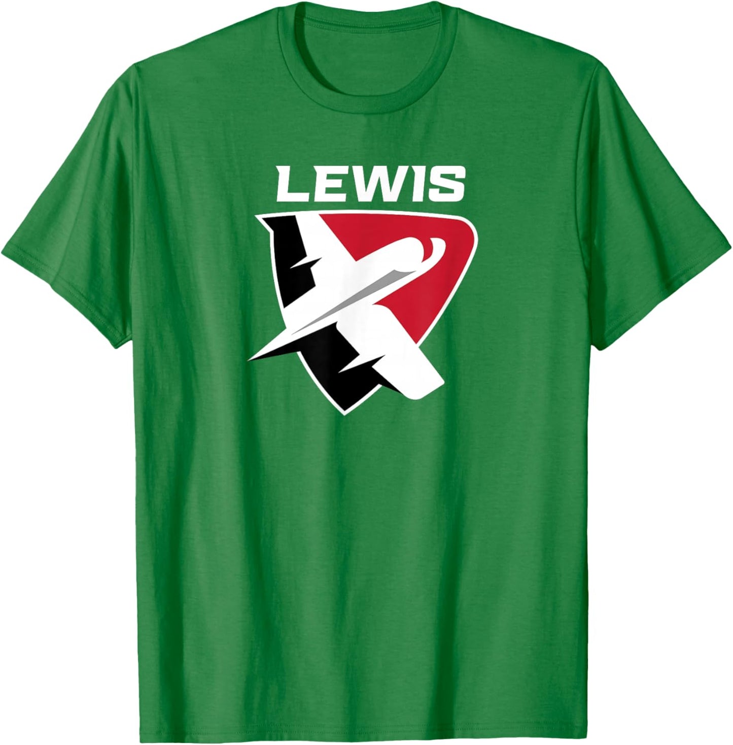 Lewis University Flyers Primary Logo T-Shirt - T-Shirt | Irish Green
