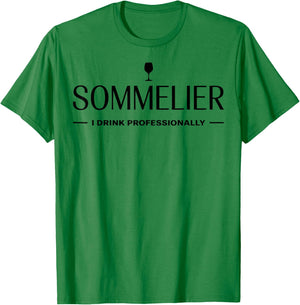 Funny Sommelier T-Shirt - T-Shirt | Irish Green