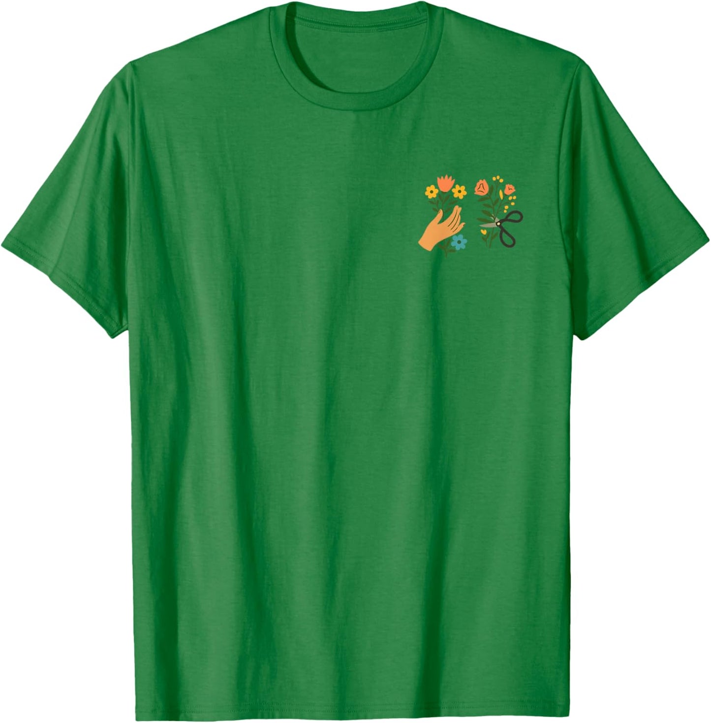Cute Cozy Home with Flowers T-Shirt - T-Shirt | Irish Green