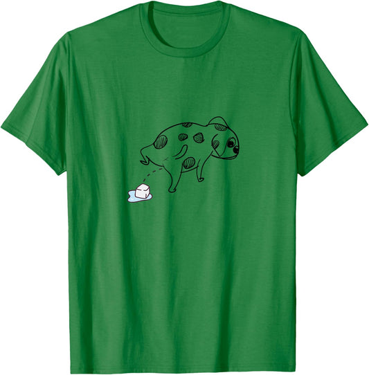 Anti Ice Funny Dog Ice Cube T-Shirt - T-Shirt | Irish Green