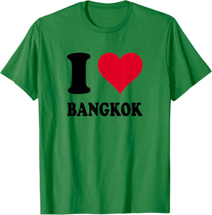 I Love Bangkok T-Shirt - T-Shirt | Irish Green