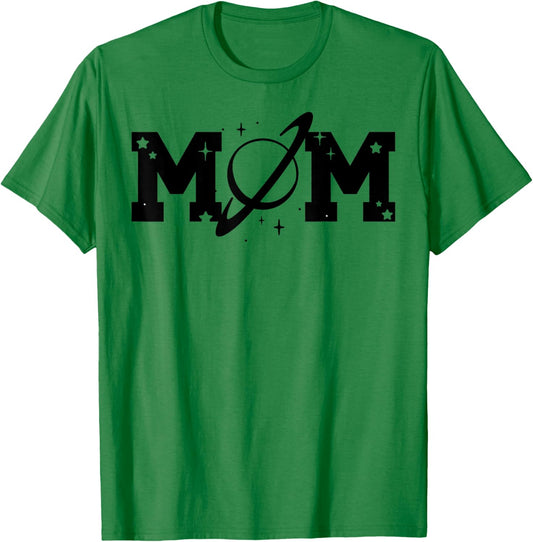 Mom Space Astronaut Birthday T-Shirt - T-Shirt | Irish Green