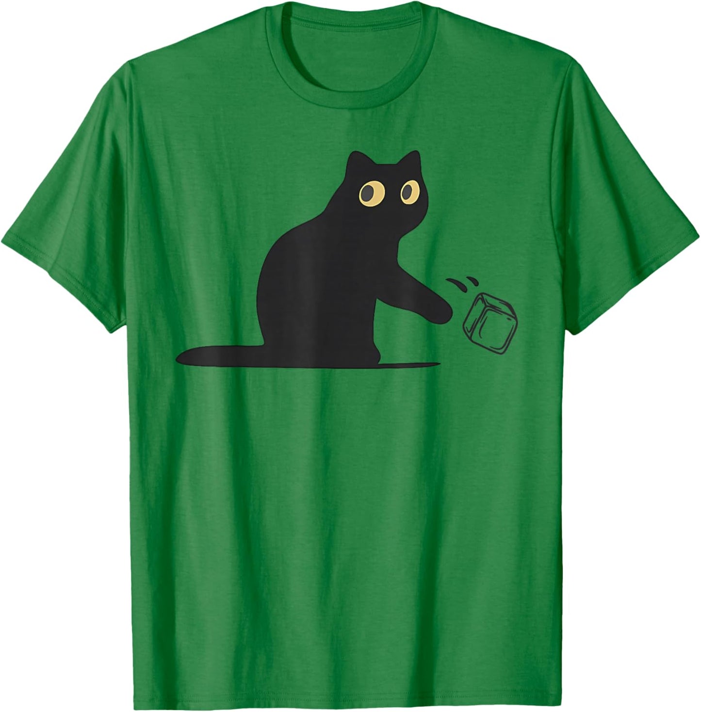 No Ice Please Funny Cat Meme Men Women T-Shirt - T-Shirt | Irish Green