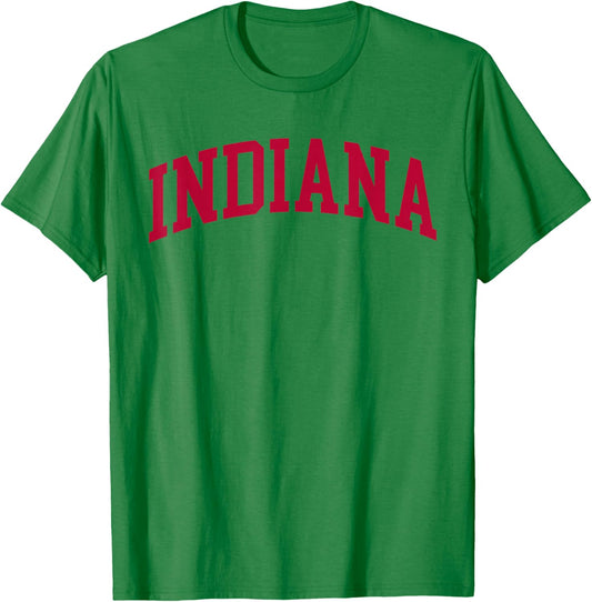 Indiana - Throwback Design - Classic T-Shirt - T-Shirt | Irish Green