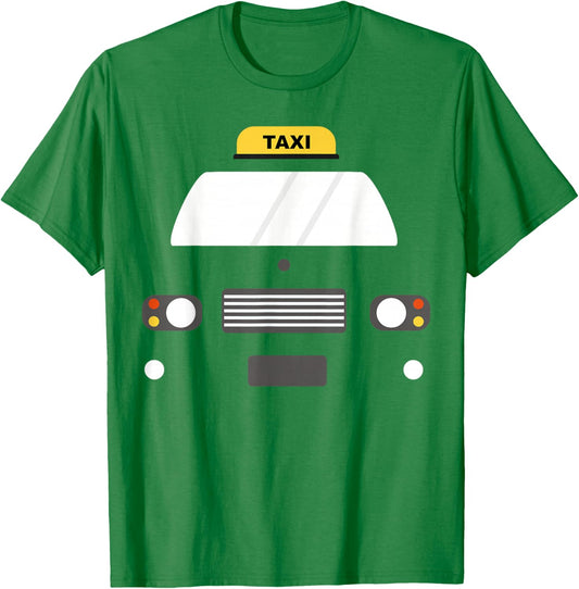 Pretend I'm a Taxi Car Halloween Costume Funny T-Shirt - T-Shirt | Irish Green