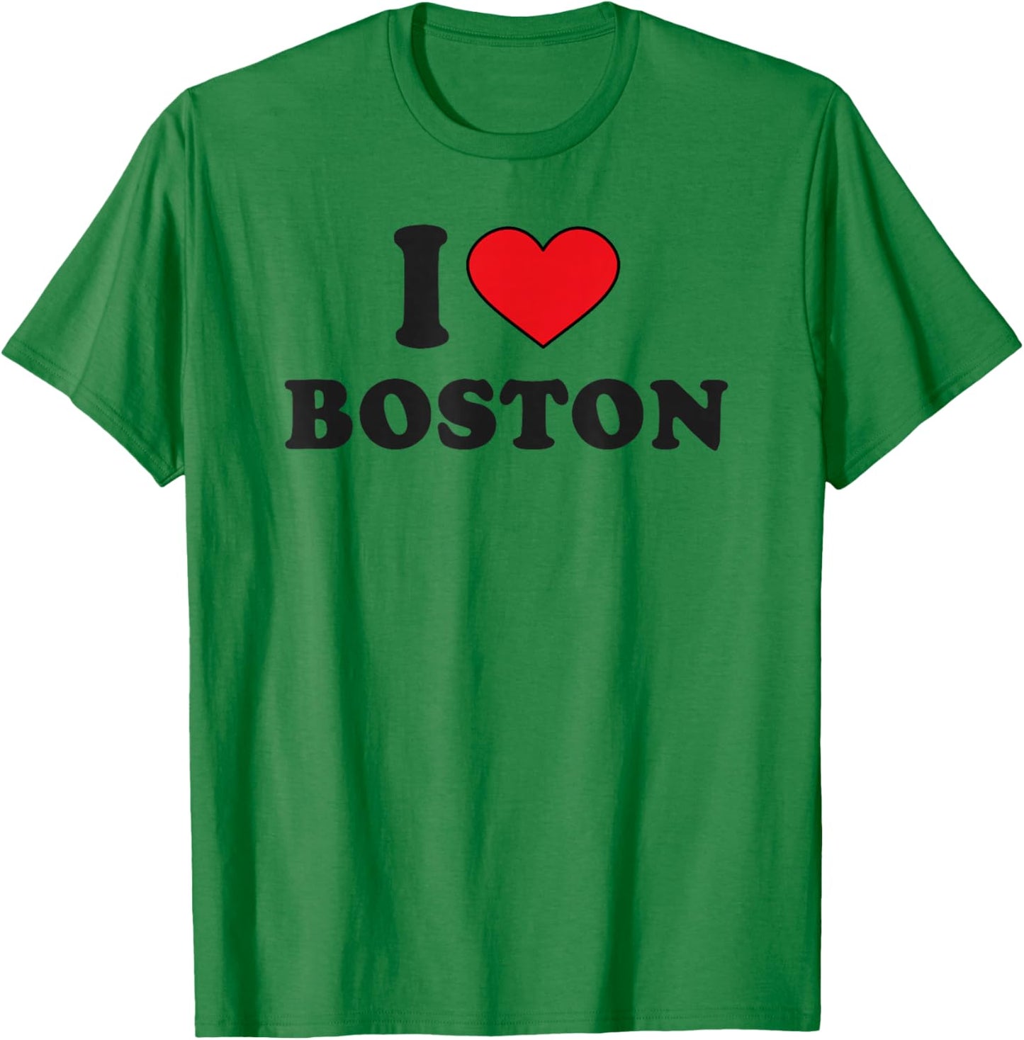 I Heart Boston I Love Boston T-Shirt - T-Shirt | Irish Green