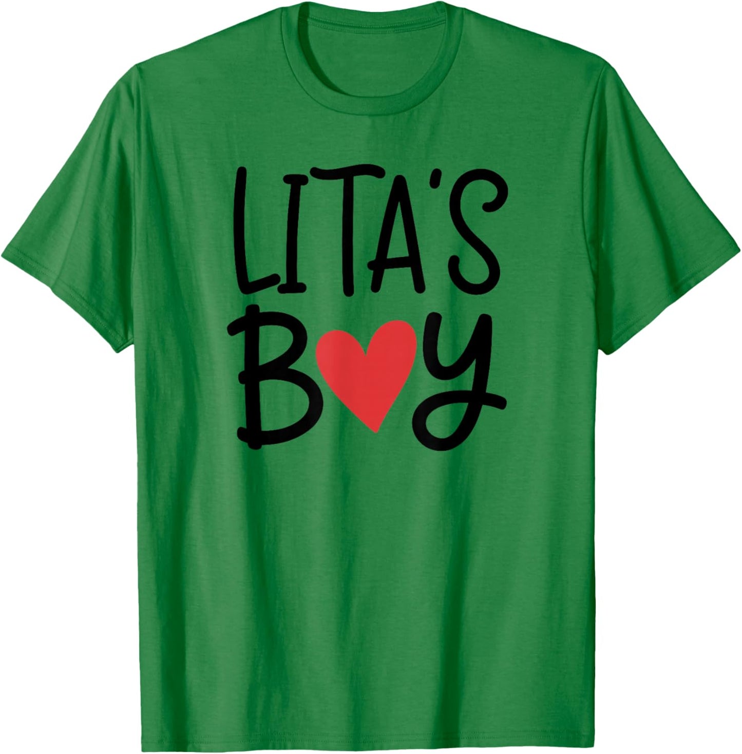 LITA’S Boy Favorite Child Grandma Funny Mothers Day T-Shirt - T-Shirt | Irish Green