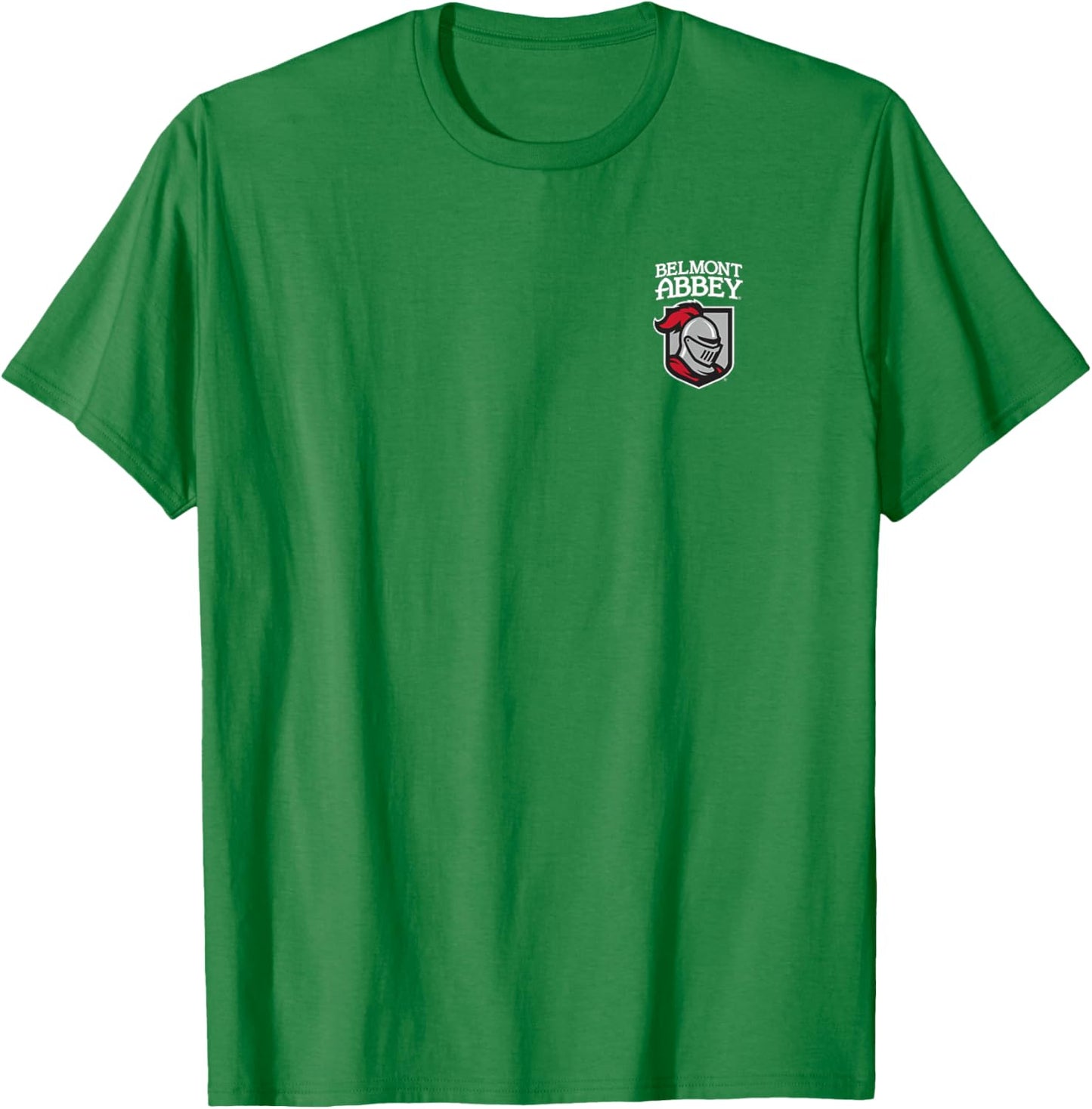 Belmont Abbey College Crusaders Primary Left Chest T-Shirt - T-Shirt | Irish Green