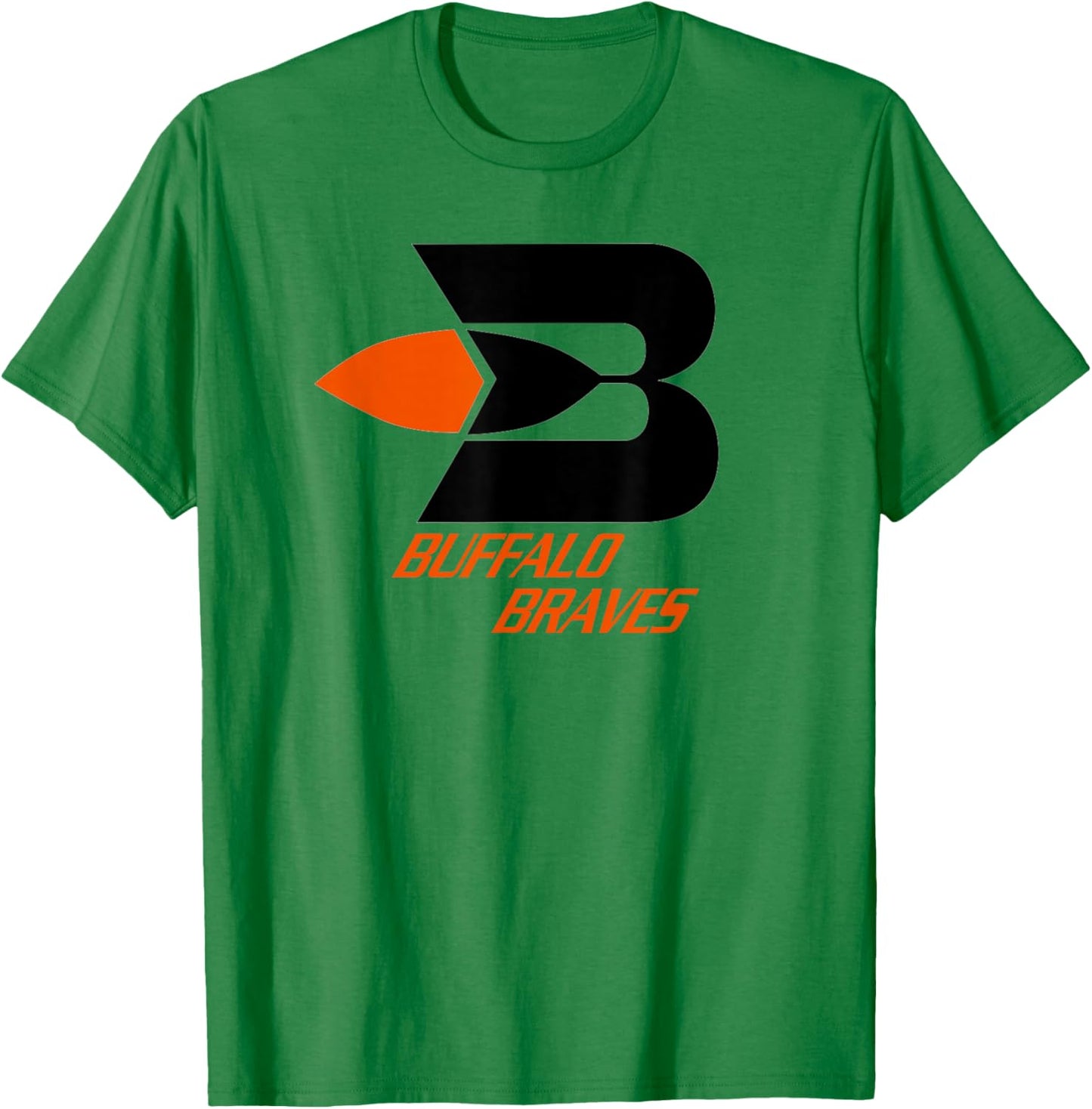 Buffalo Braves Retro Basketball T-Shirt - T-Shirt | Irish Green