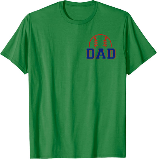 Dad of Rookie 1st Birthday Baseball Boy Family Matching T-Shirt - T-Shirt | Irish Green
