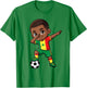 Senegal Dab Kid Cartoon Senegalese Flag for Boys Kids T-Shirt - T-Shirt | Irish Green